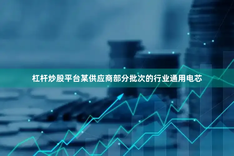 杠杆炒股平台某供应商部分批次的行业通用电芯