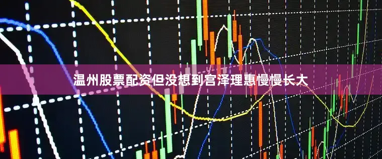 温州股票配资但没想到宫泽理惠慢慢长大